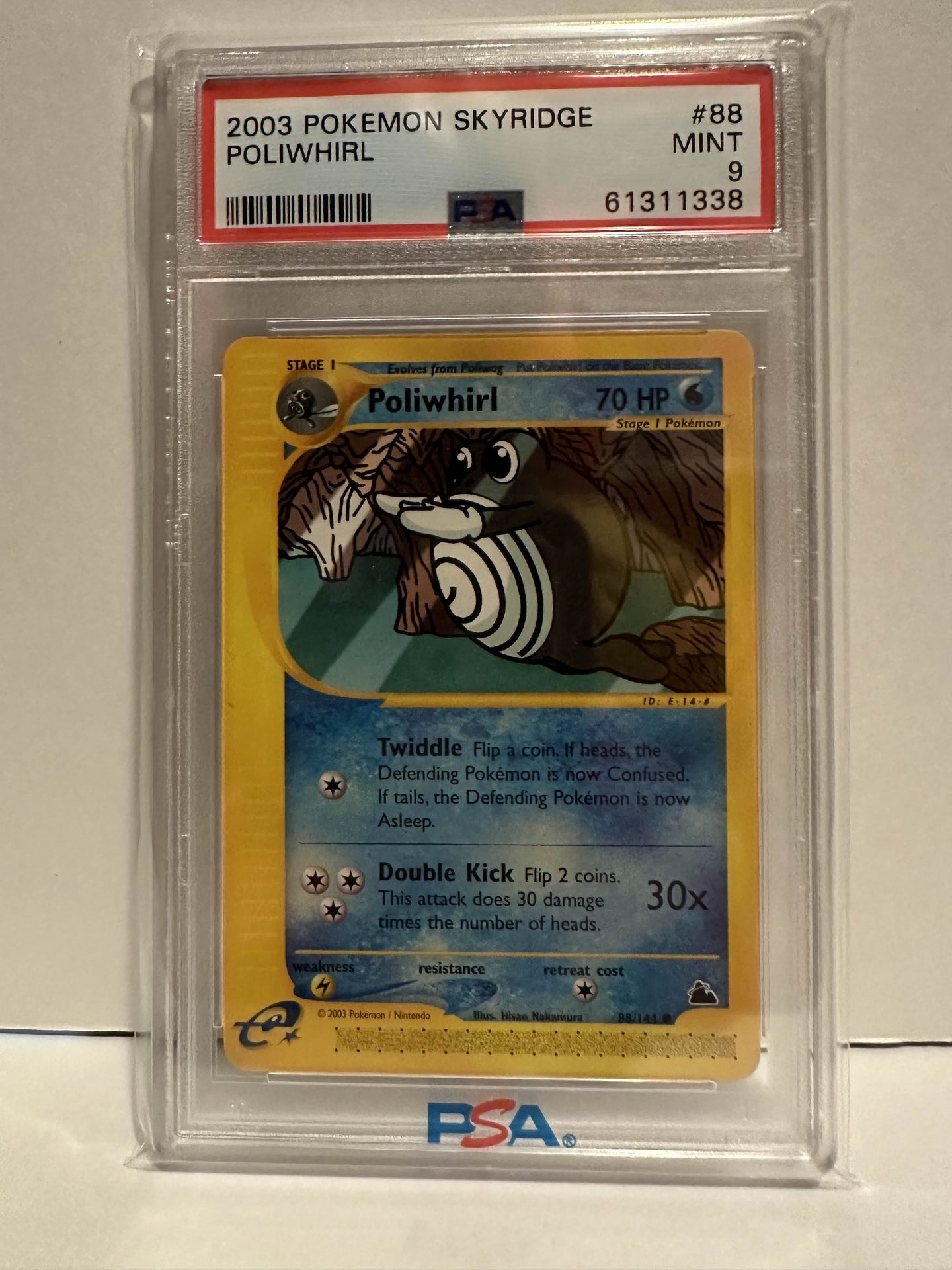 PSA 9 Skyridge Poliwhirl (Graded Card)