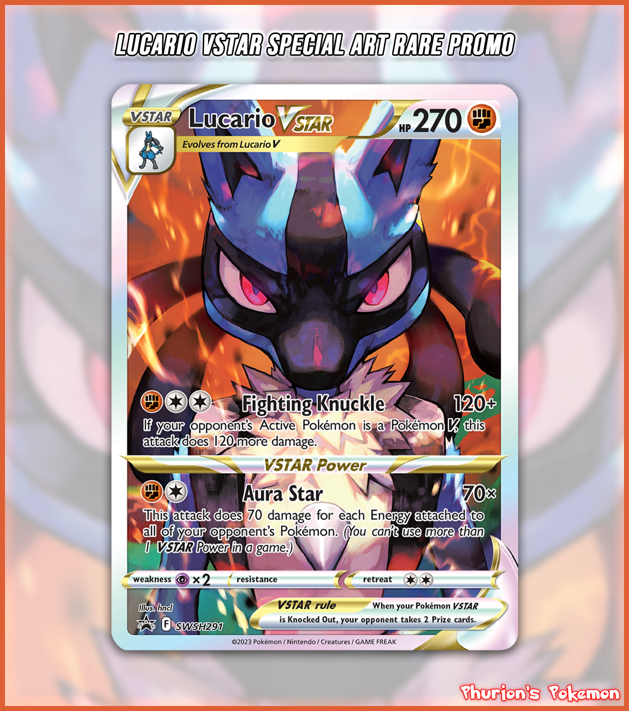 Lucario VSTAR Special Art Rare ETB Promo (Singles) (Promos)