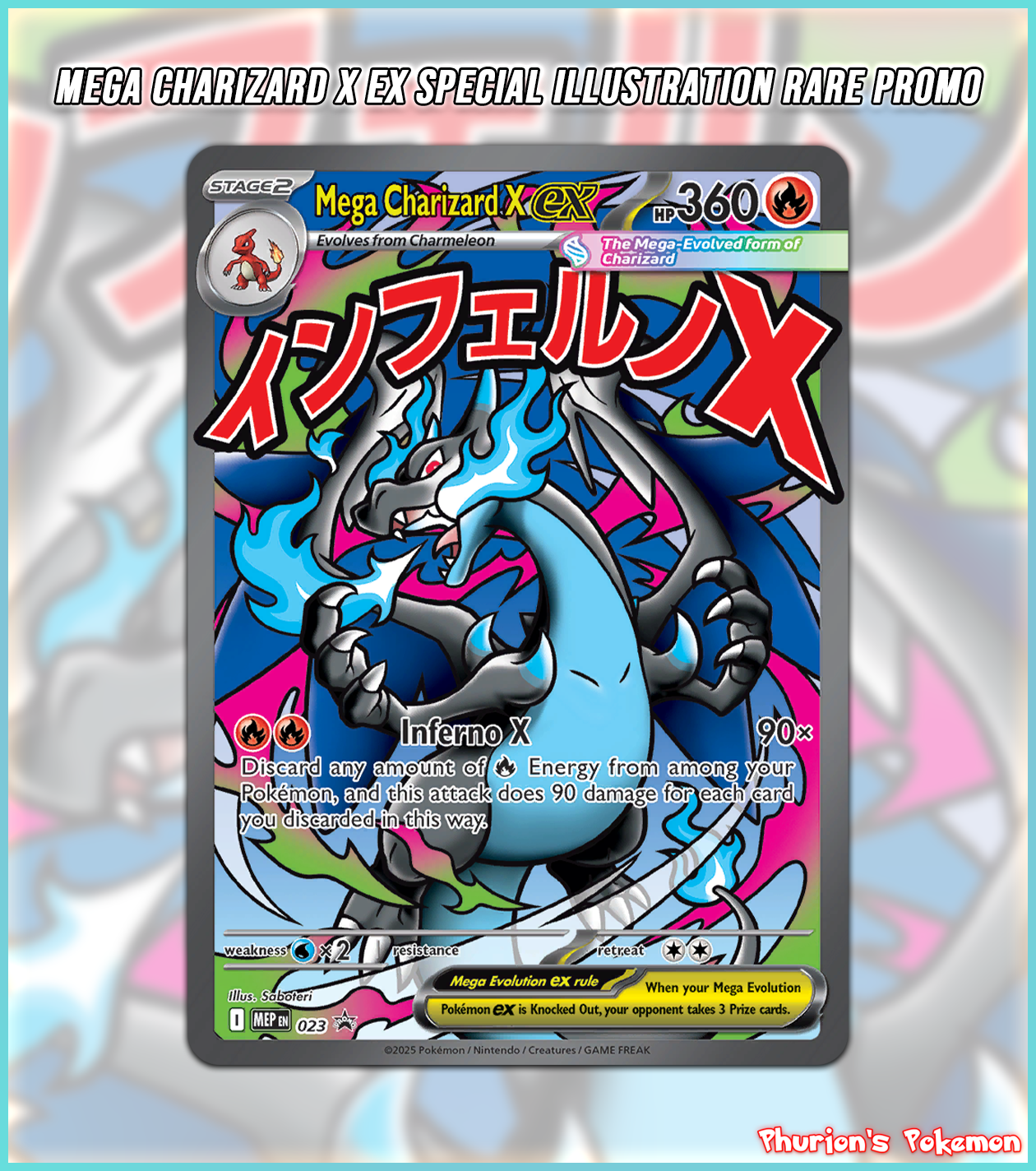 Mega Charizard X ex Special Illustration Rare UPC Promo (Singles