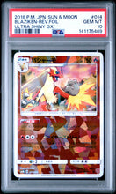Load image into Gallery viewer, PSA 10 Japanese Blaziken Cracked Ice Reverse Foil (Graded Card)
