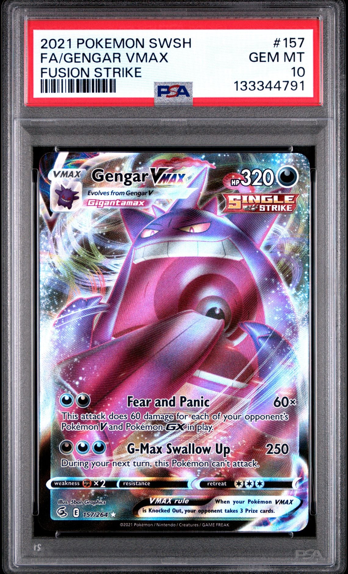 PSA 10 Gengar VMAX (Graded Card) – Phurion
