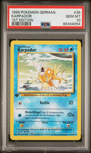 Load image into Gallery viewer, PSA 10 GERMAN Magikarp 1st Edition (Graded Card)
