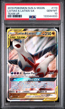 Load image into Gallery viewer, PSA 10 Latias &amp; Latios GX (Graded Card)
