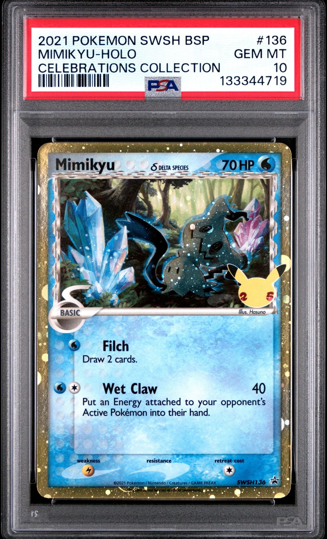 mimikyu graded card Tokyo Snack Box