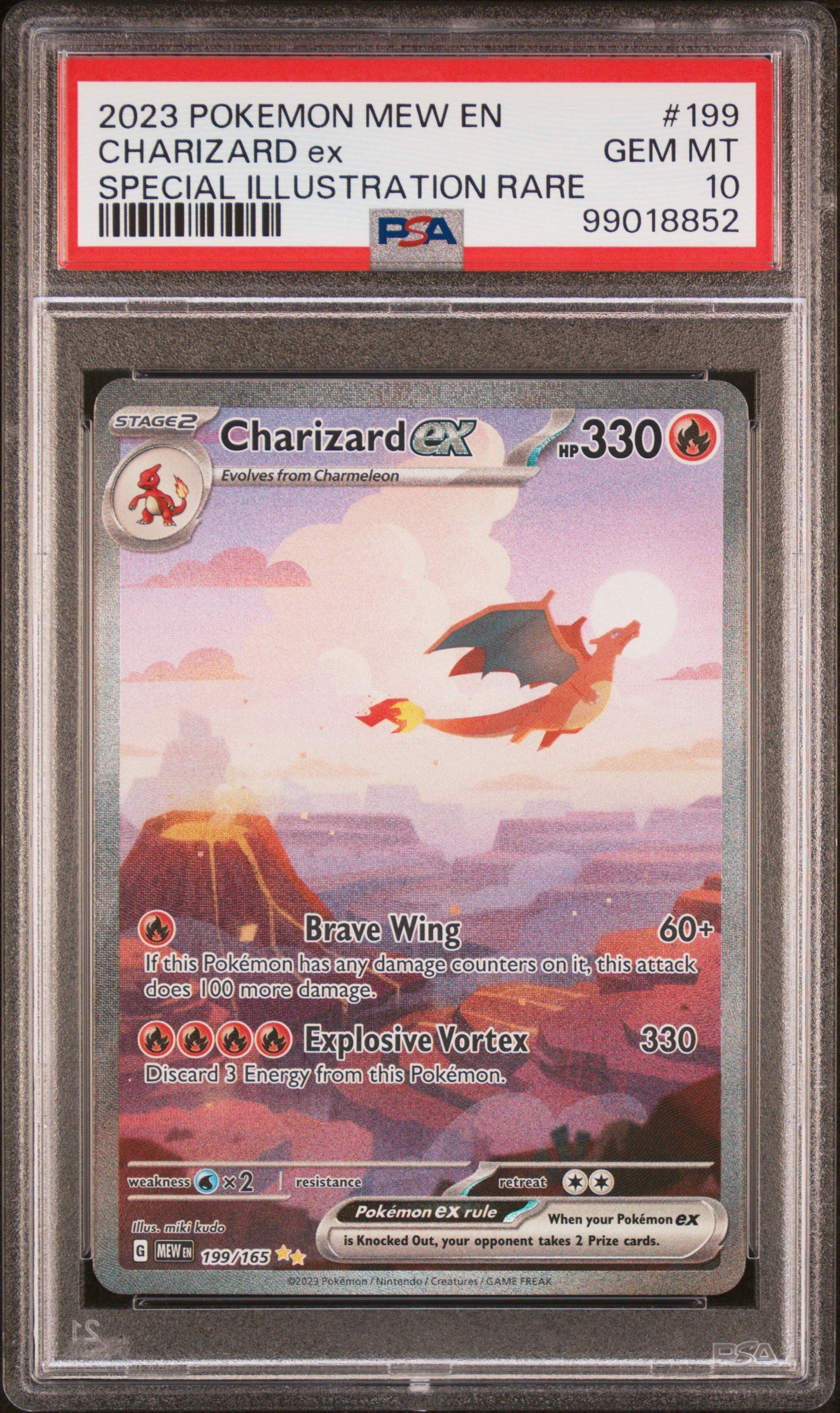 PSA 10 Charizard 151 Special Illustration Rare (Graded Card
