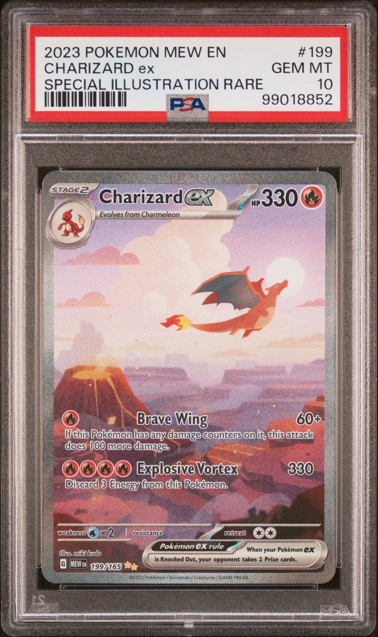 PSA 10 Charizard 151 Special Illustration Rare (Graded Card)