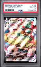 Load image into Gallery viewer, PSA 10 Snorlax VMAX (Graded Card)
