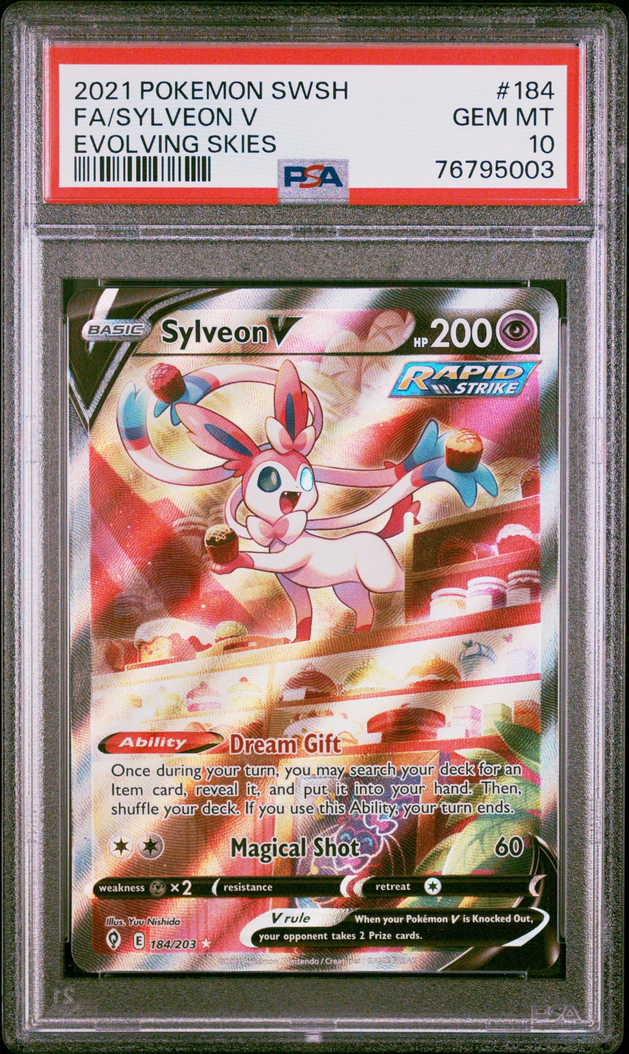 PSA 10 Sylveon V Alt Art (Graded Card) Phurion