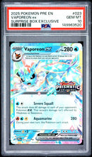Load image into Gallery viewer, PSA 10 Vaporeon ex Stamped Promo (Graded Card)
