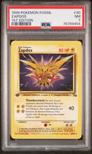 Load image into Gallery viewer, PSA 7 Zapdos 1st Edition Rare (Graded Card)

