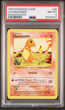 Load image into Gallery viewer, PSA 8 Charmander Shadowless (Graded Card)
