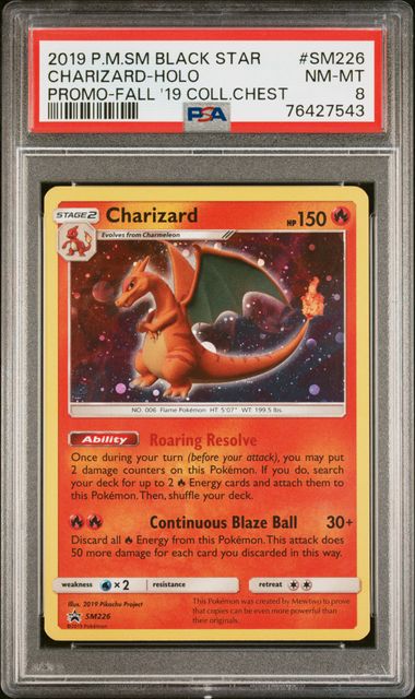 PSA 8 Clone Charizard Promo Holo (Graded Card) Phurion PSA 8 Clone Charizard Promo Holo (Graded Card) Phurion