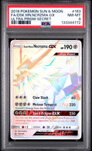 Load image into Gallery viewer, PSA 8 Dusk Mane Necrozma GX Rainbow Secret (Graded Card)
