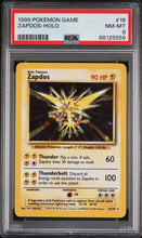 Load image into Gallery viewer, PSA 8 Zapdos Base Set Holo (Graded Card)
