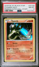 Load image into Gallery viewer, PSA 8 STAFF Stamped Zygarde Promo Holo (Graded Card)
