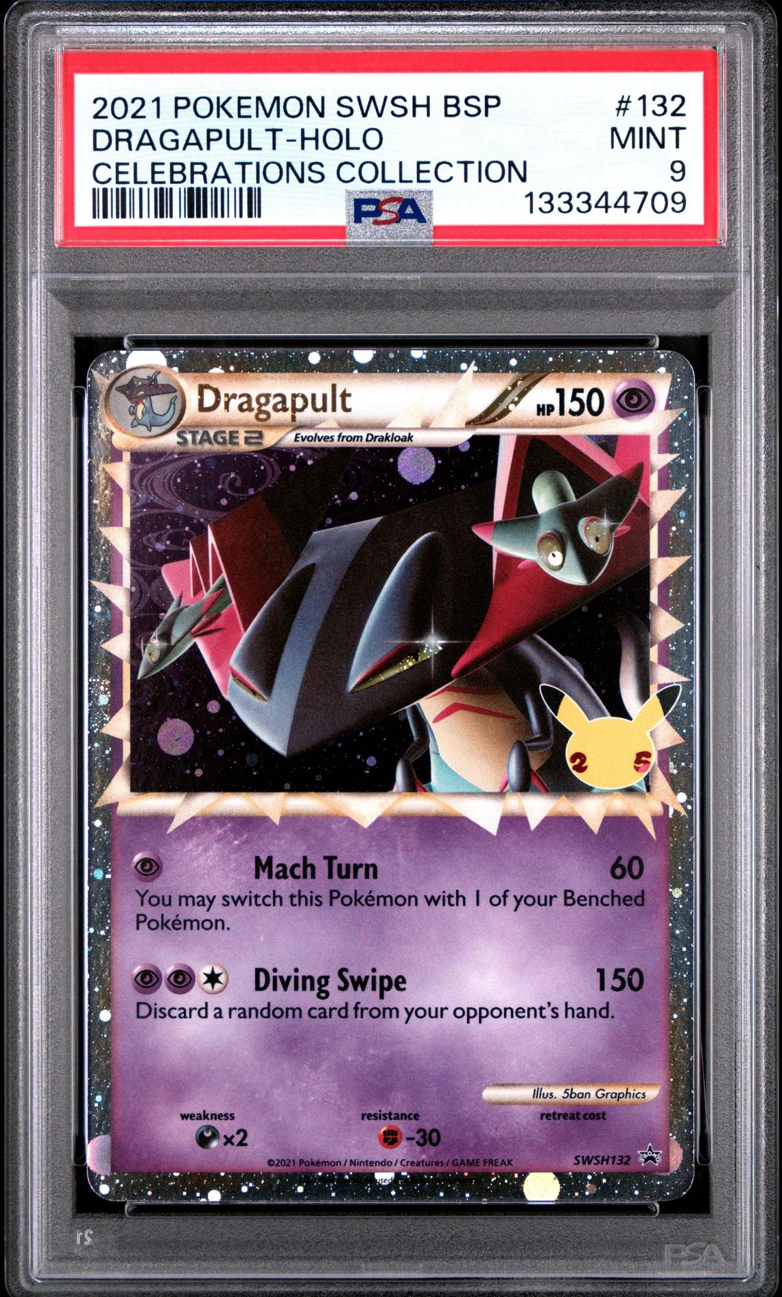 PSA 9 Dragapult Prime Promo (Graded Card) – Phurion