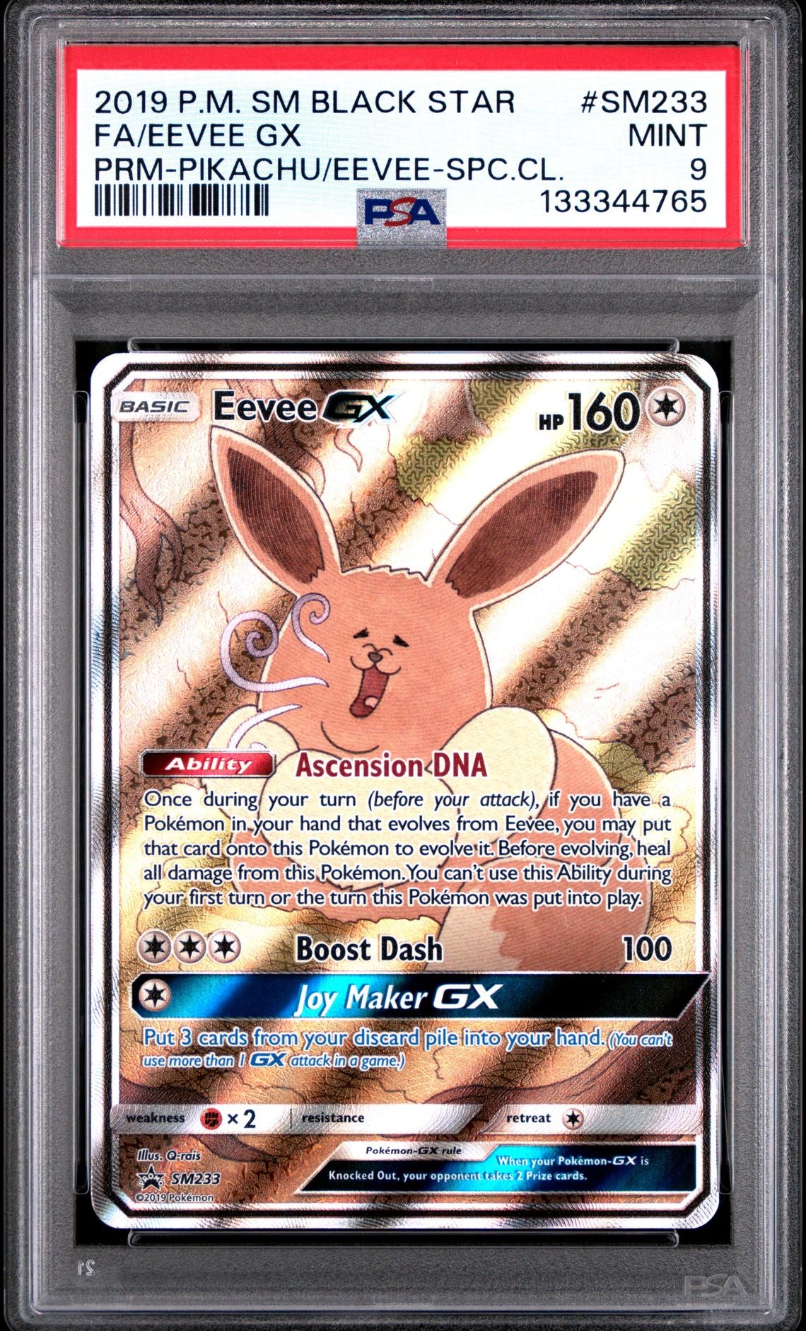 PSA 9 Eevee GX Alt Art Promo (Graded Card) – Phurion