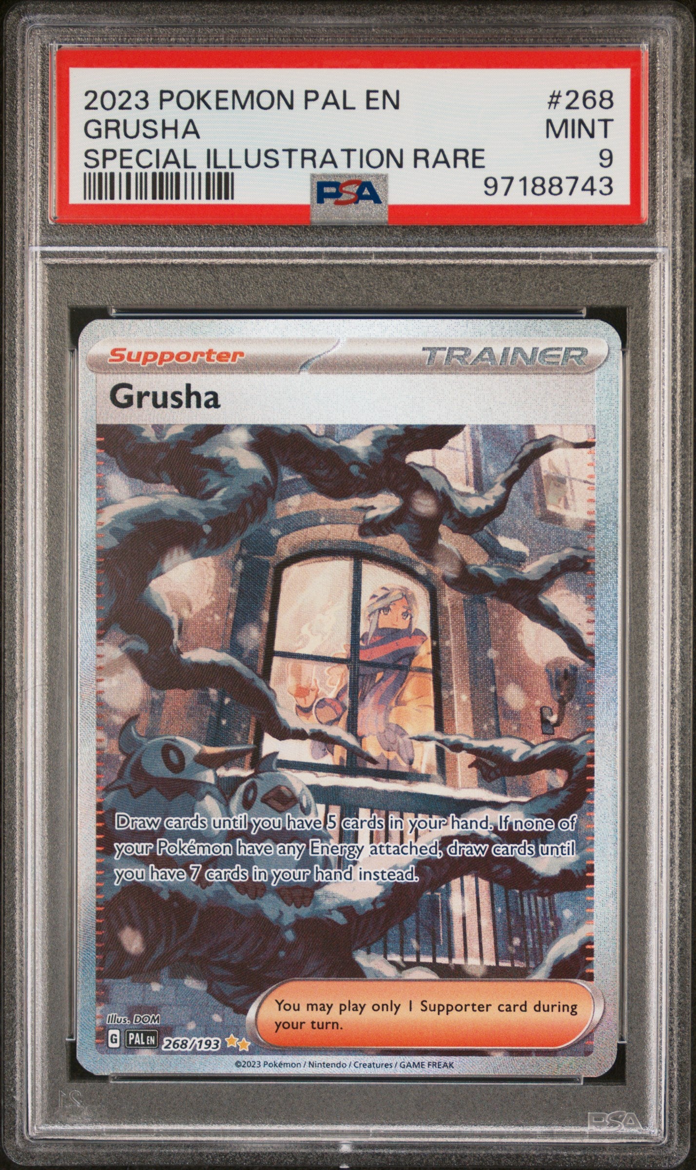 PSA 9 Grusha Special Illustration Rare (Graded Card) PSA 9 Grusha Special Illustration Rare (Graded Card)