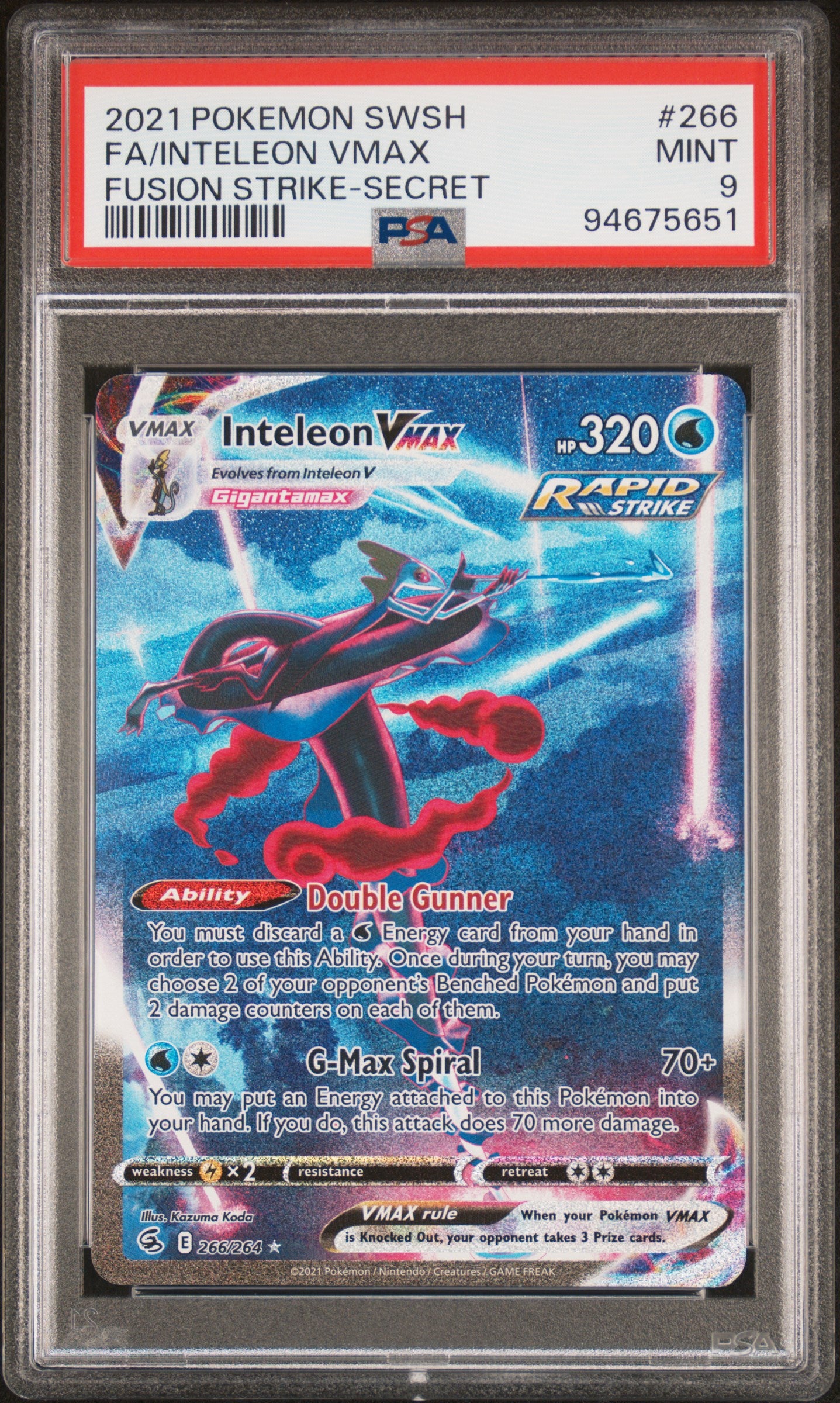 PSA 9 Inteleon VMAX Alt Art (Graded Card) – Phurion