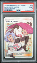 Load image into Gallery viewer, PSA 9 Jessie &amp; James Full Art Trainer (Graded Card)
