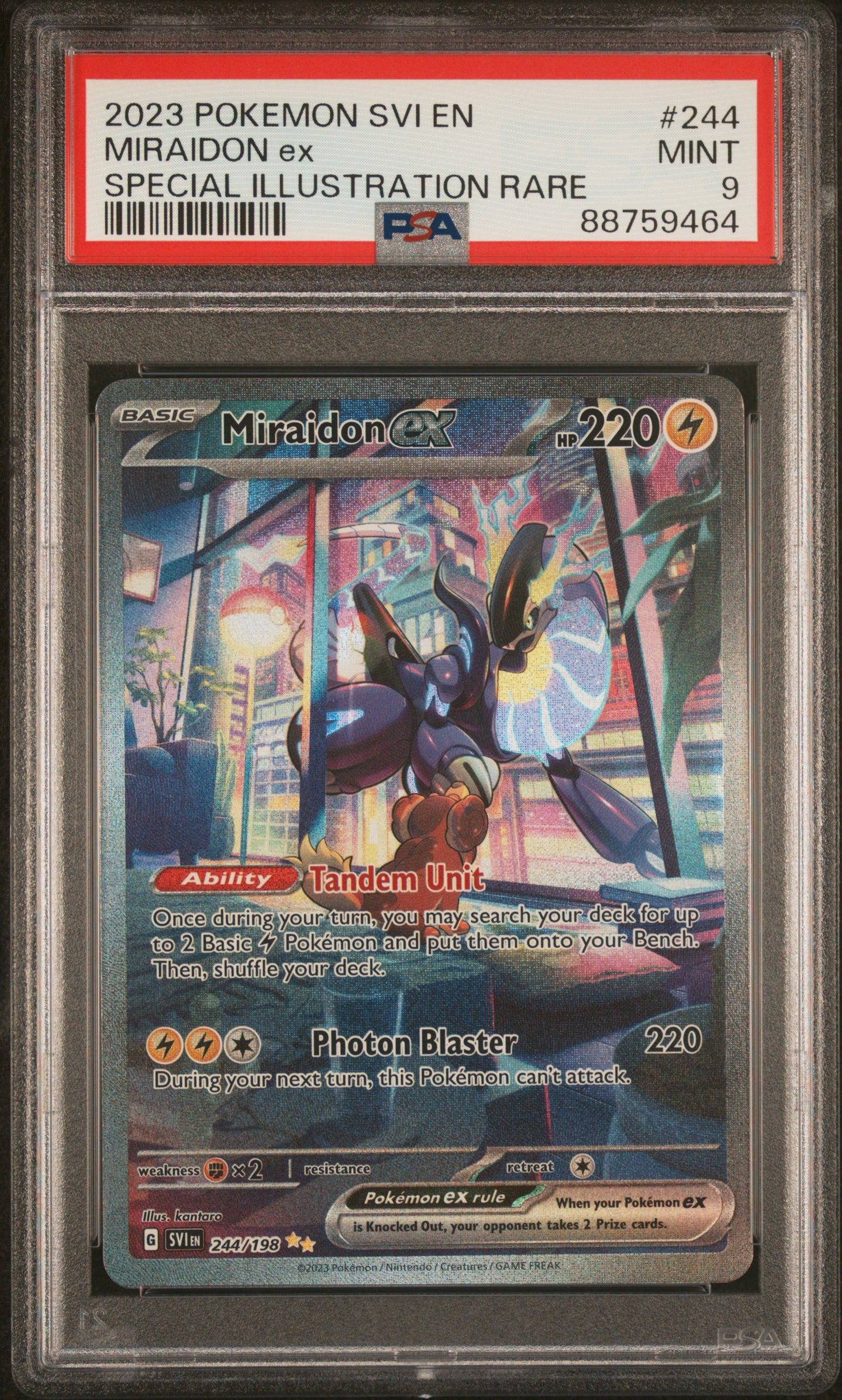 PSA 9 Miraidon Ex Special Illustration Rare (Graded Card) – Phurion
