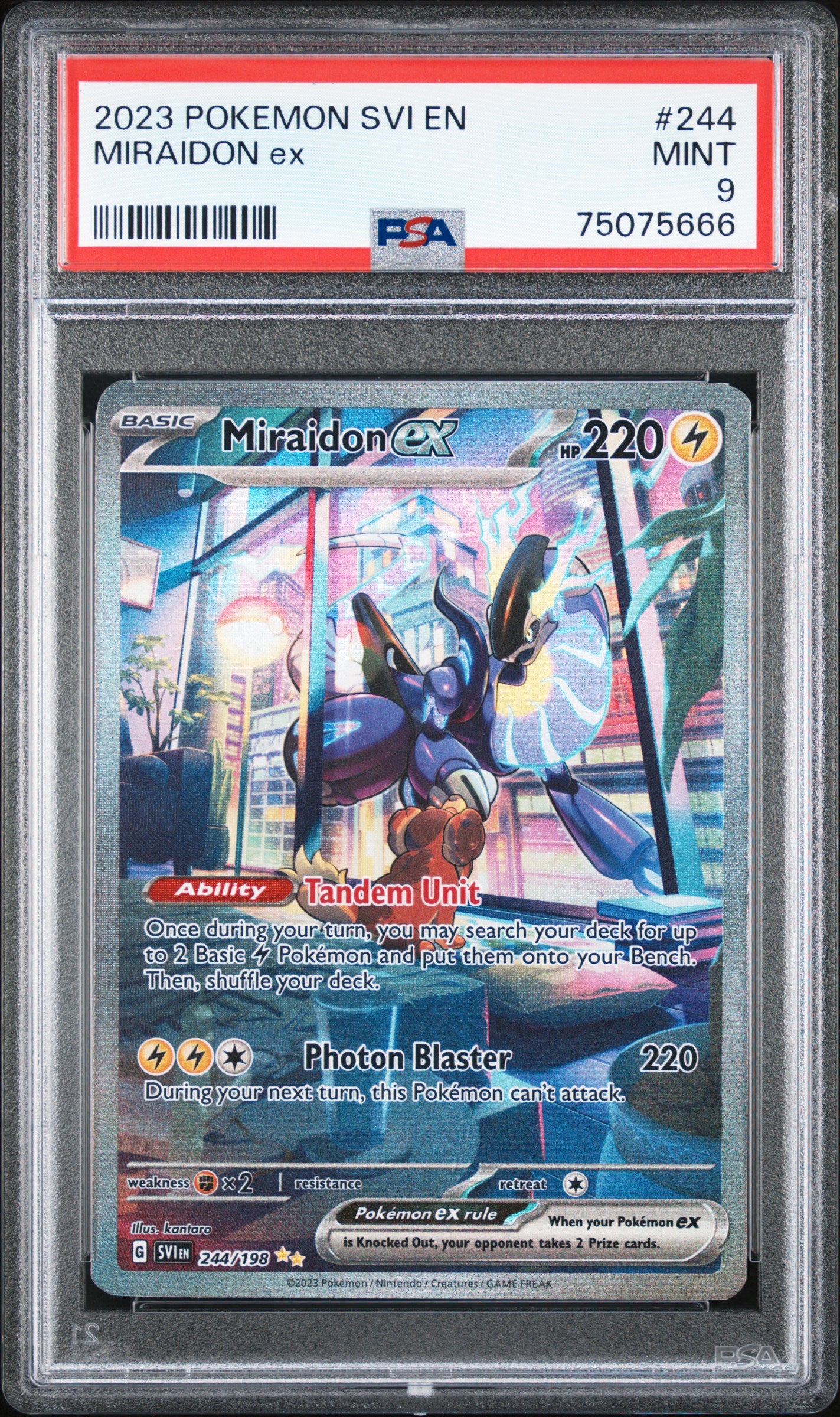 PSA 9 Miraidon ex Special Illustration Rare (Graded Card)