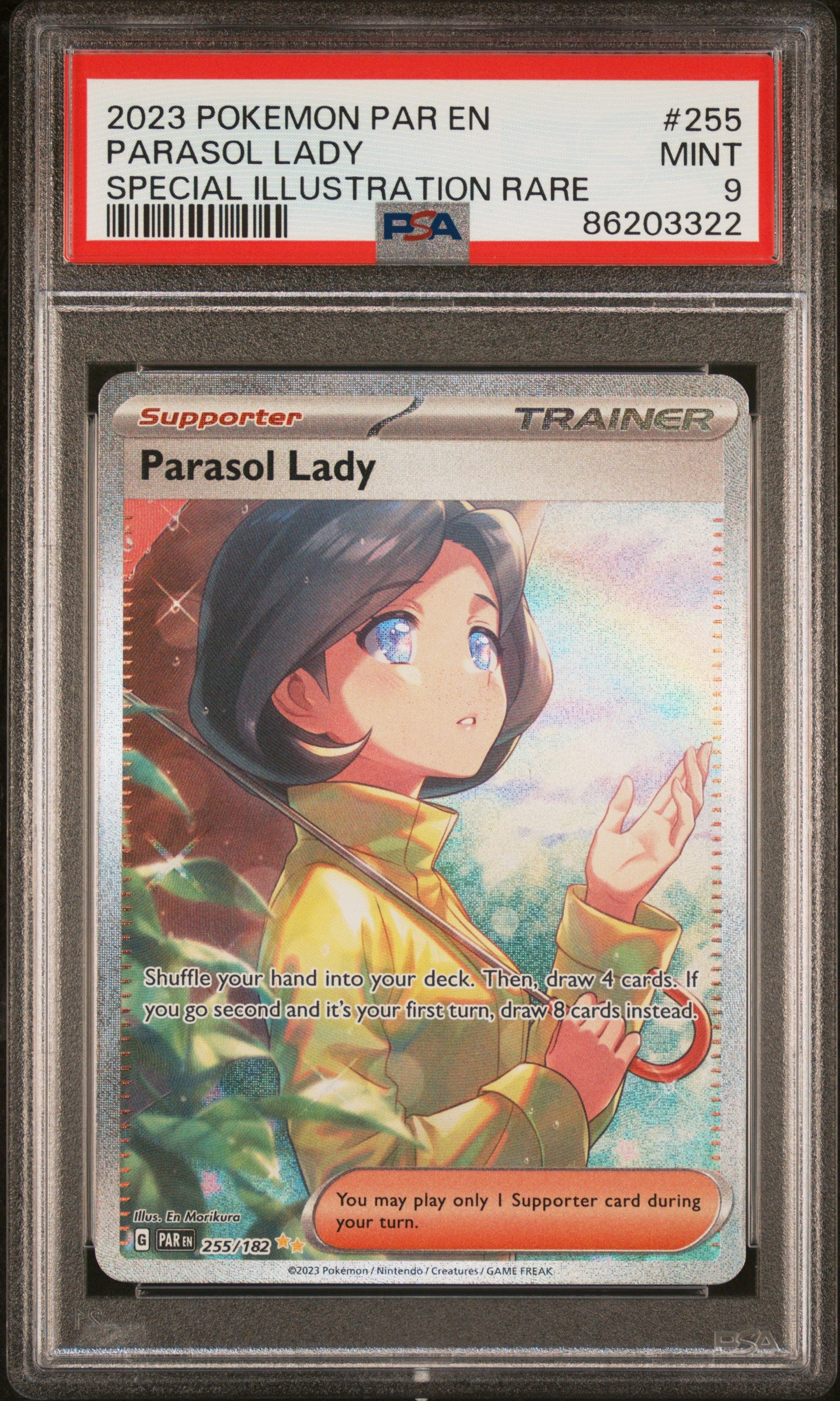 PSA 9 Parasol Lady SAR (Graded Card) – Phurion