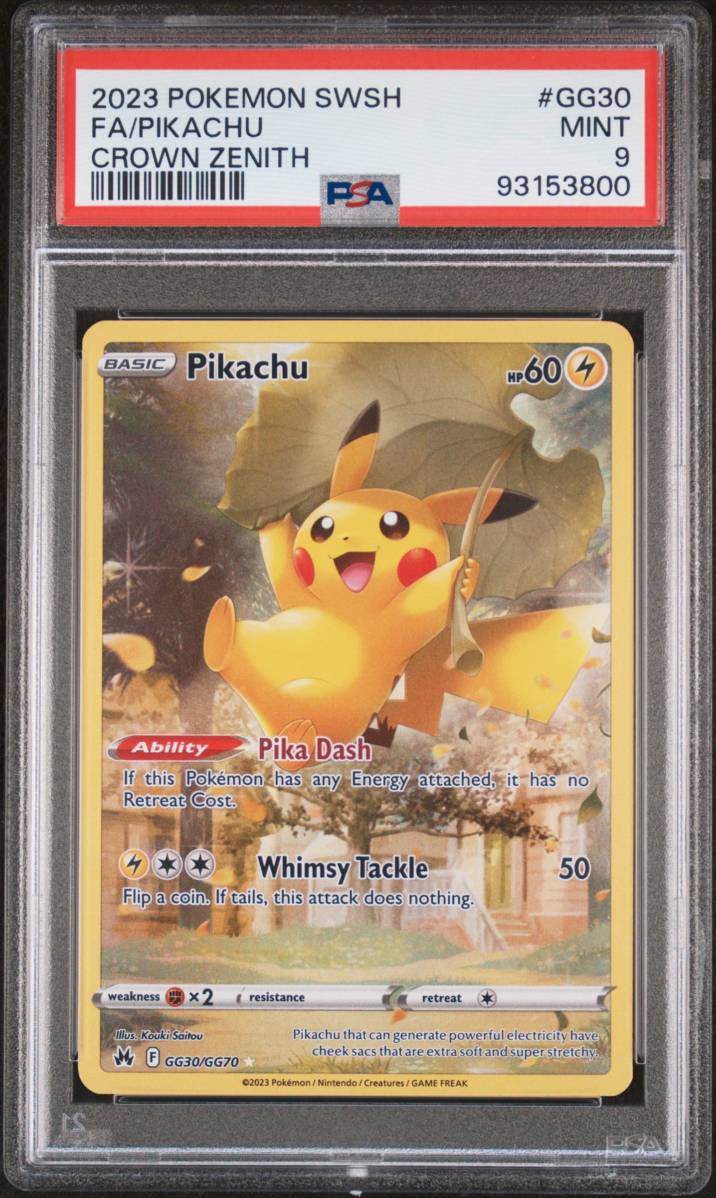 PSA 9 Pikachu Art Rare (Graded Card) Phurion PSA 9 Pikachu Art Rare (Graded Card) Phurion