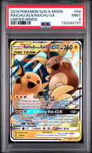 Load image into Gallery viewer, PSA 9 Raichu &amp; Alolan Raichu GX (Graded Card)
