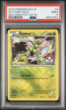 Load image into Gallery viewer, PSA 9 Scyther 1st Place Crosshatch Promo (Graded Card)
