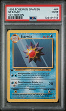 Load image into Gallery viewer, PSA 9 SPANISH Starmie 1st Edition Base Set (Graded Card)
