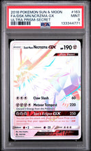 Load image into Gallery viewer, PSA 9 Dusk Mane Necrozma GX Rainbow Secret (Graded Card)
