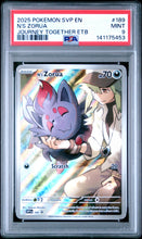 Load image into Gallery viewer, PSA 9 N's Zorua Illustration Rare Promo (Graded Card)
