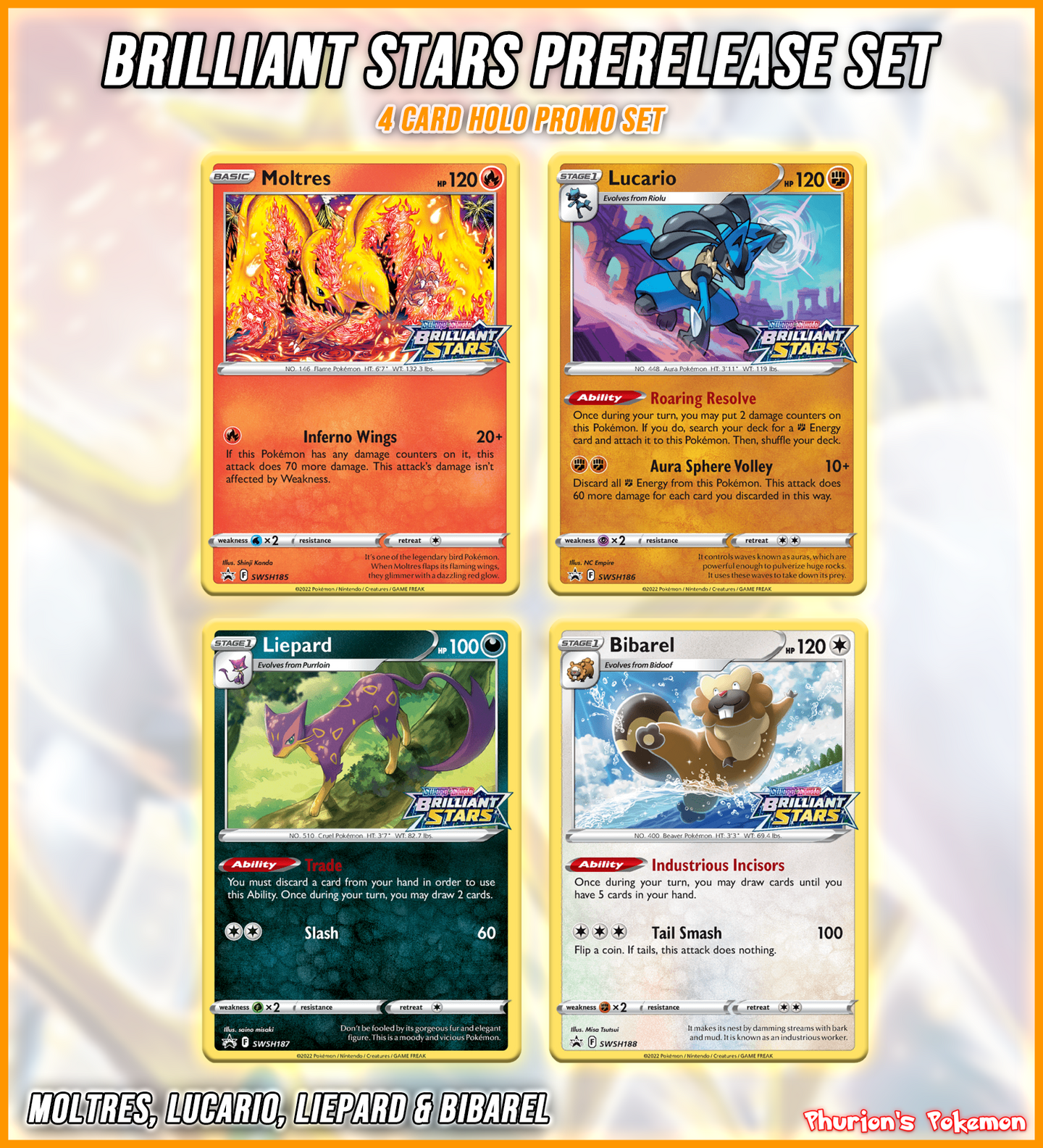Brilliant Stars Prerelease Promo Set (Singles) (Promos) – Phurion