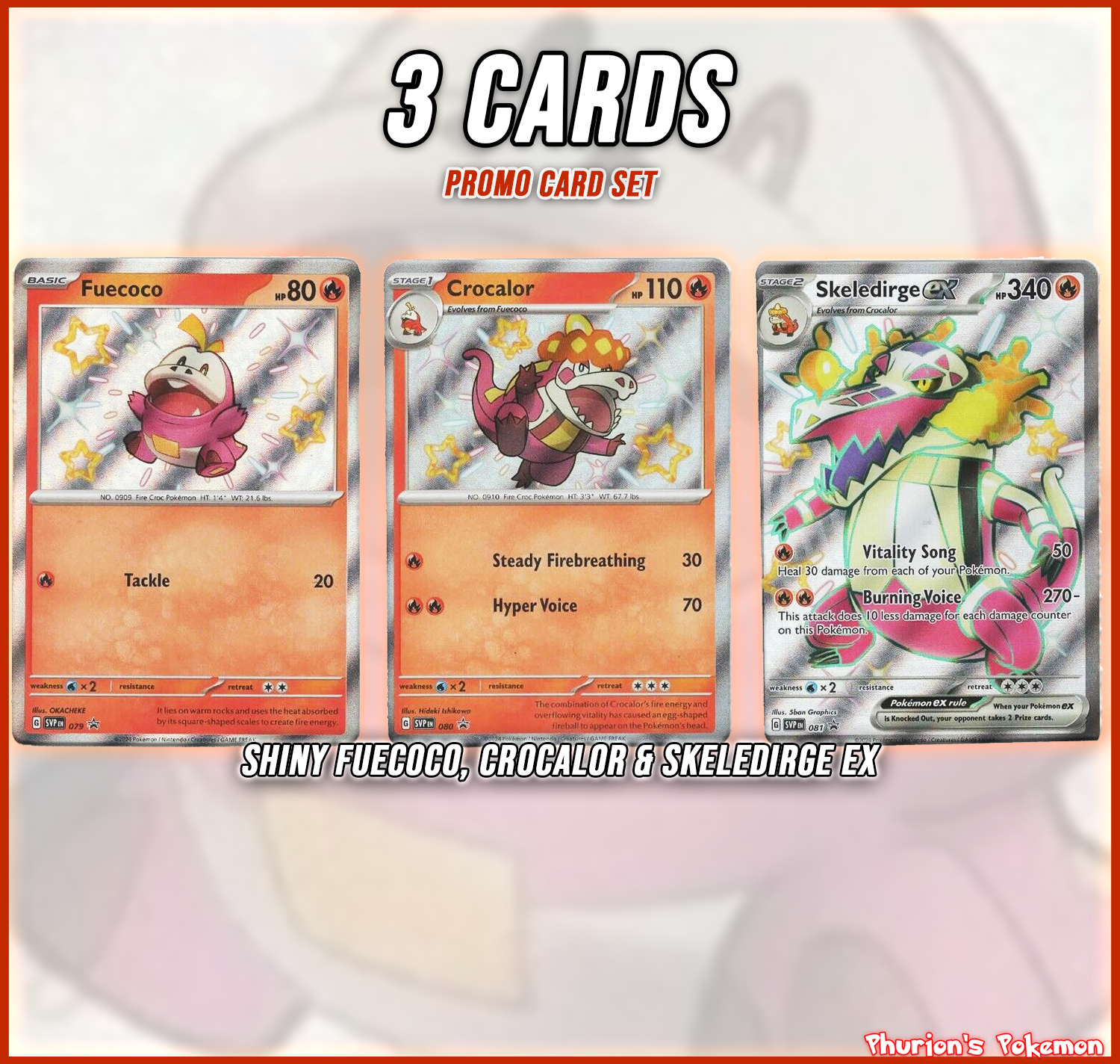 fuecoco shiny pokemon card value Line Promo Set (Singles) (Promos) – Phurion Akira Komayama McDonalds Promos English:Shining Fates Vintage Common - 1st pokemon-etb-case