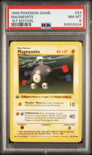 Load image into Gallery viewer, PSA 8 Magnemite 1st Edition Base Set (Graded Card)
