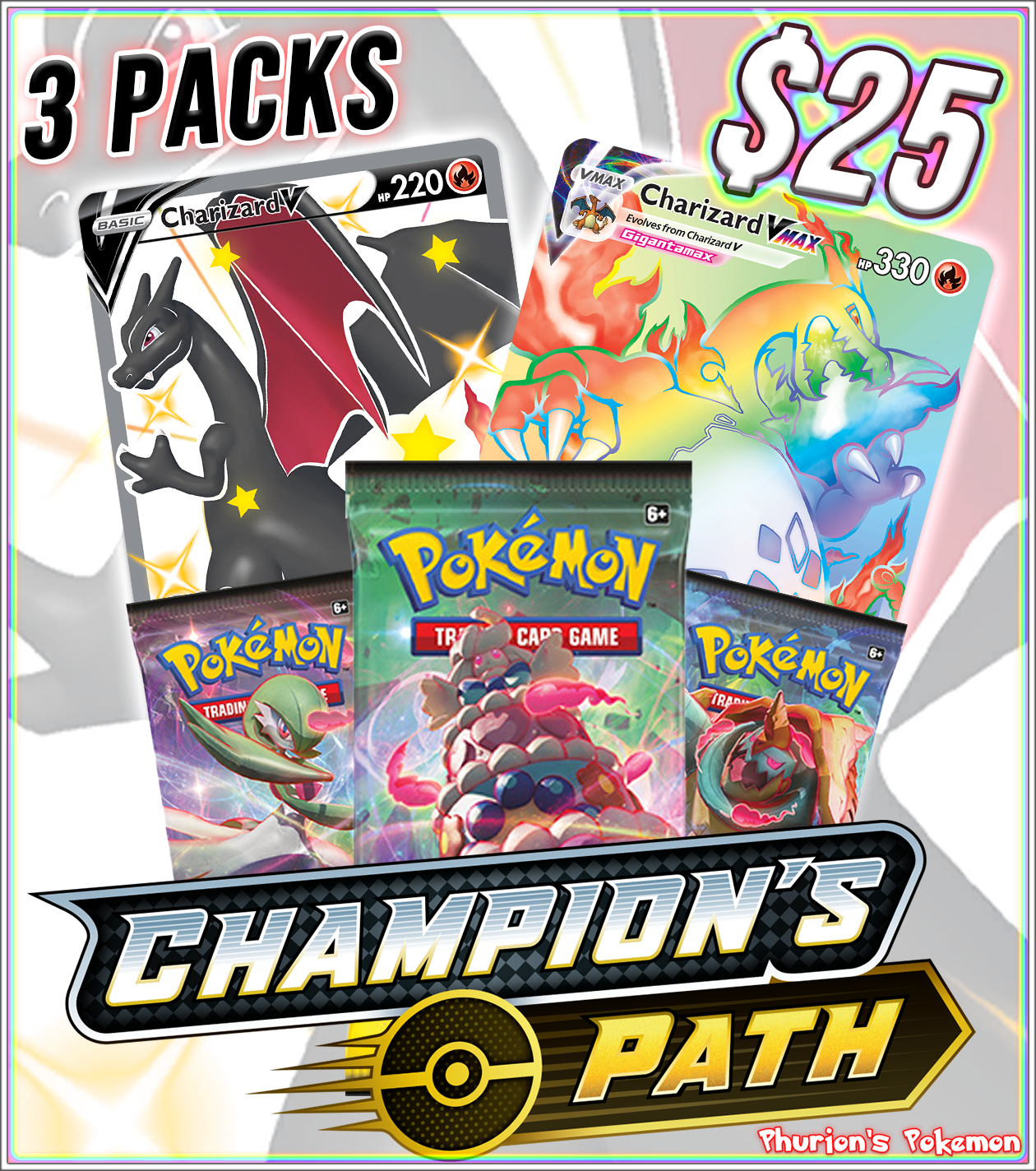 Champion's' Path 3x Pack (Personal Break)