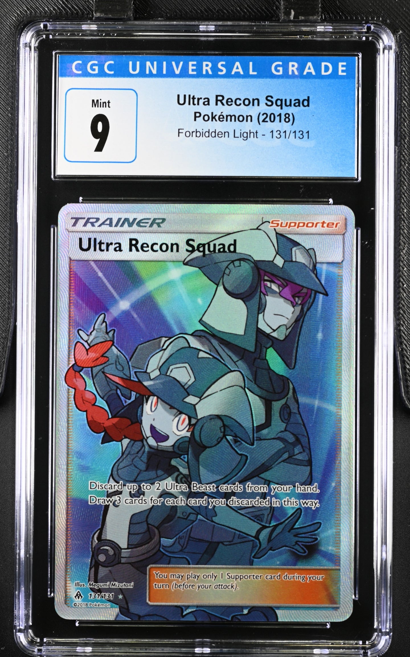 CGC 9 Ultra Recon Squad Full Art Trainer (Graded Card)