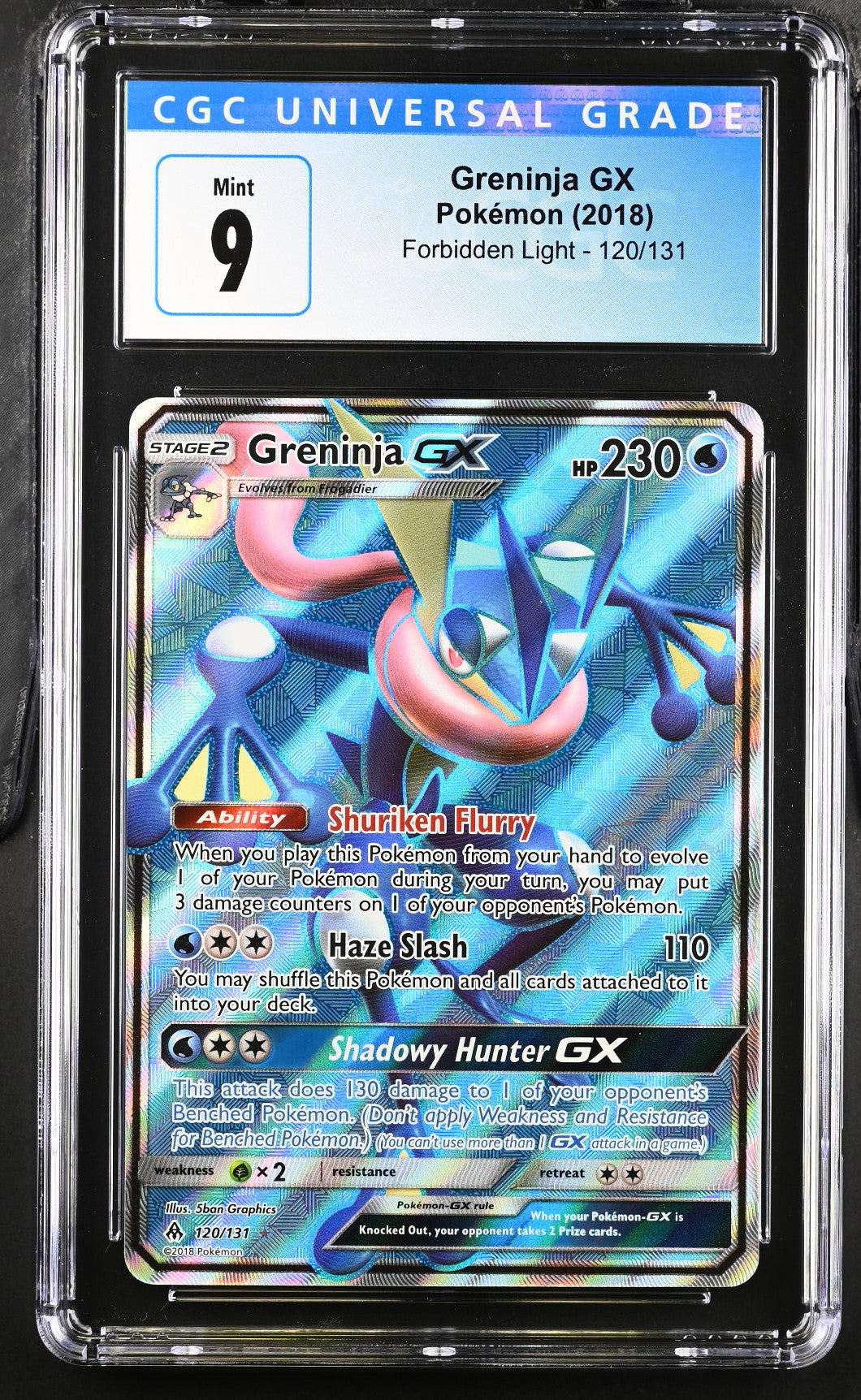 CGC 9 Greninja GX Full Art (Graded Card) Phurion CGC 9 Greninja GX Full Art (Graded Card) Phurion