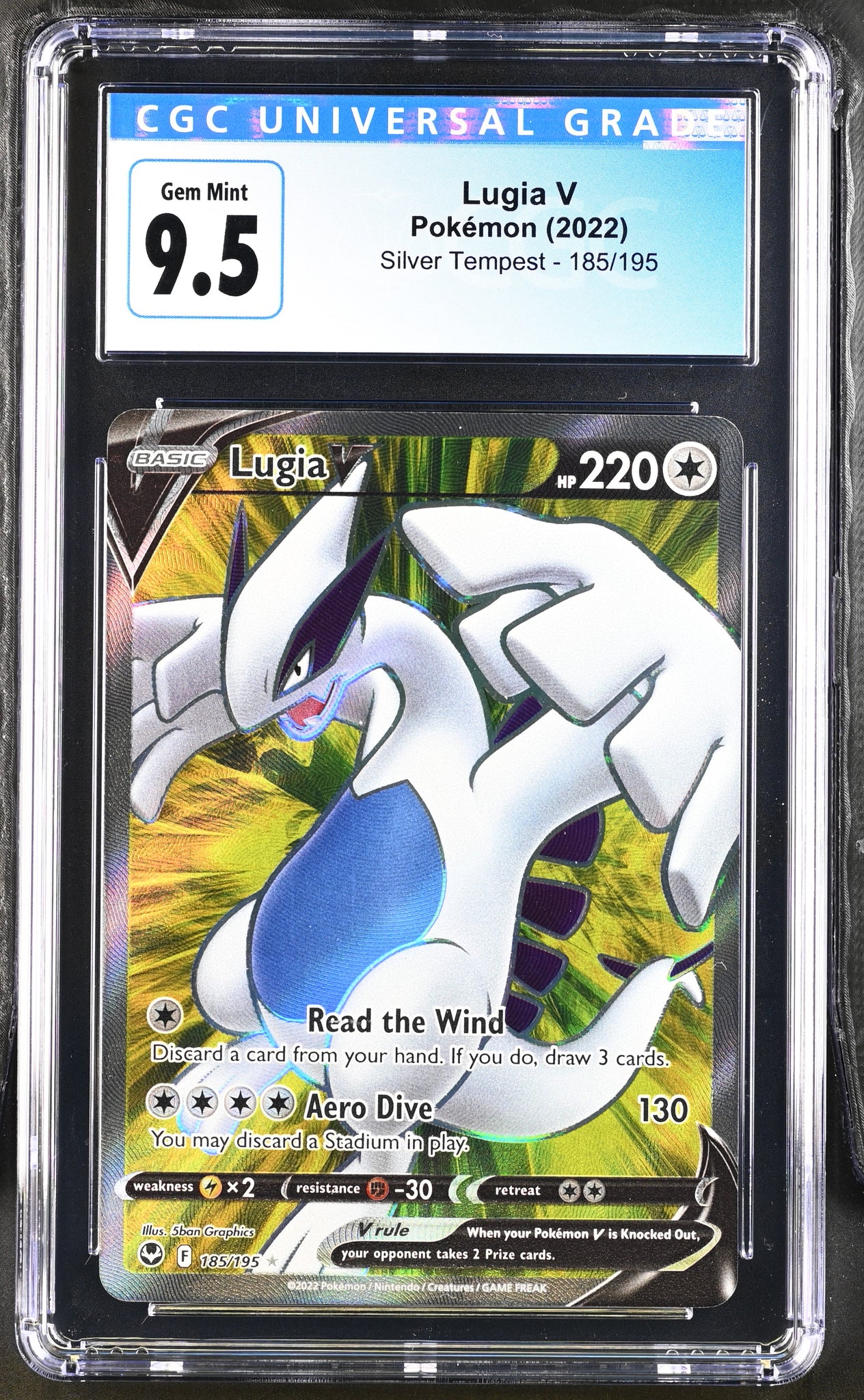CGC 9.5 Lugia V Full Art (Graded Card) Phurion CGC 9.5 Lugia V Full Art (Graded Card) Phurion