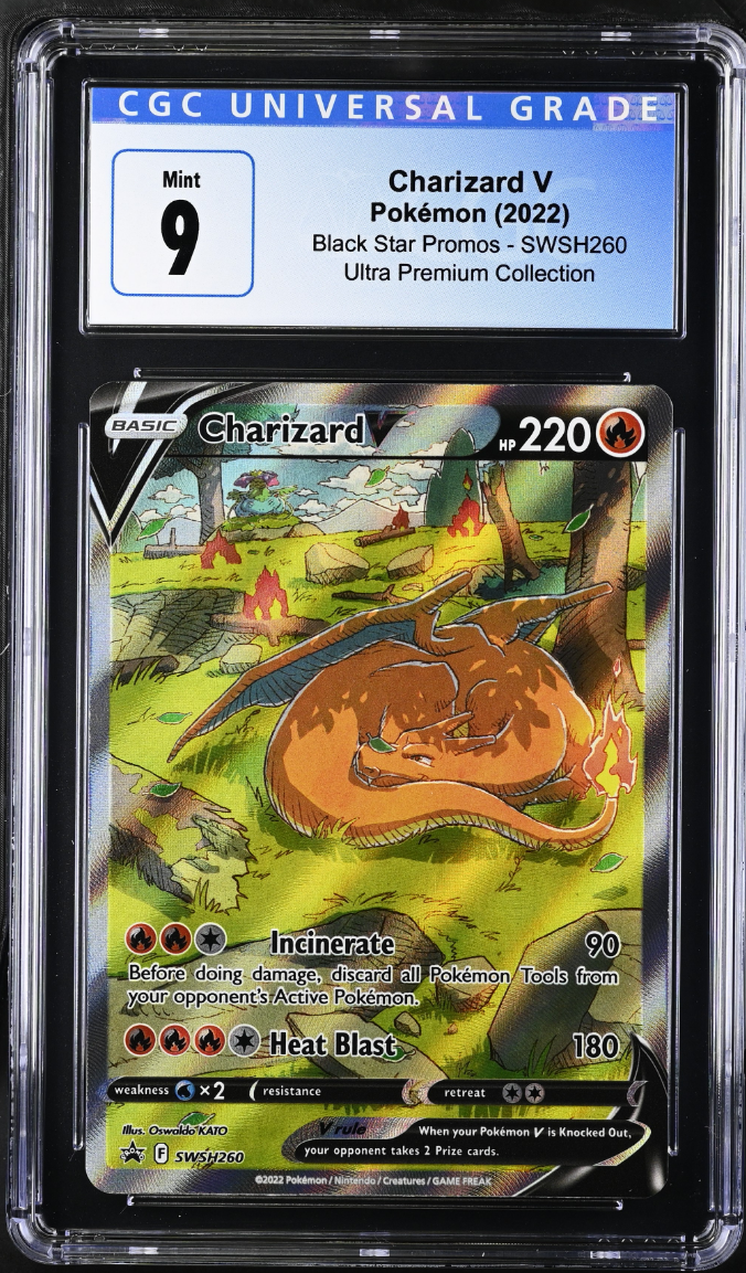 CGC 9 Charizard V Alt Art Promo (Graded Card) Phurion CGC 9 Charizard V Alt Art Promo (Graded Card) Phurion