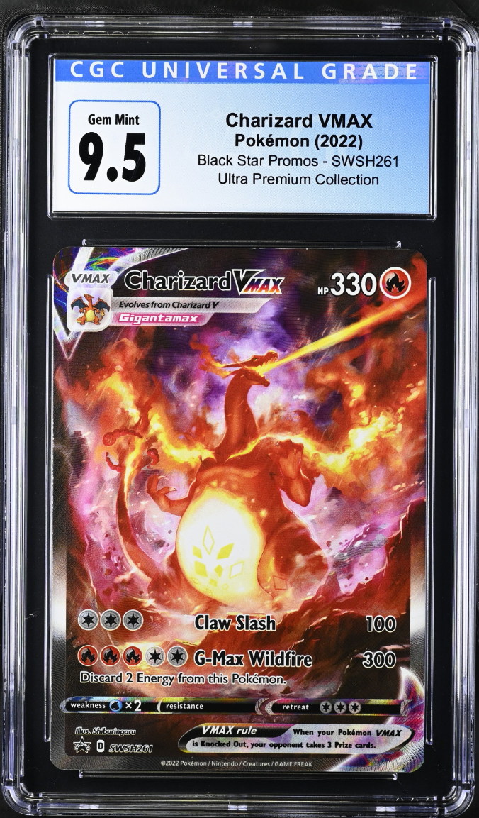 CGC 9.5 Charizard VMAX Alt Art Promo (Graded Card) Phurion CGC 9.5 Charizard VMAX Alt Art Promo (Graded Card) Phurion