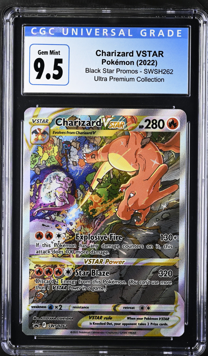 CGC 9.5 Charizard VSTAR Alt Art Promo (Graded Card) Phurion CGC 9.5 Charizard VSTAR Alt Art Promo (Graded Card) Phurion