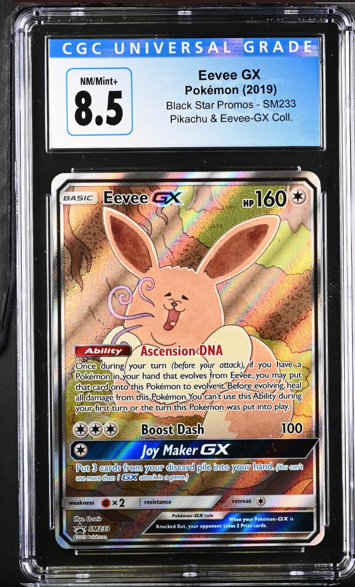 CGC 8.5 Eevee GX Alt Art (Graded Card) Phurion CGC 8.5 Eevee GX Alt Art (Graded Card) Phurion