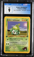 Load image into Gallery viewer, CGC 9 Erika&#39;s Bulbasaur 1st Edition (Graded Card)
