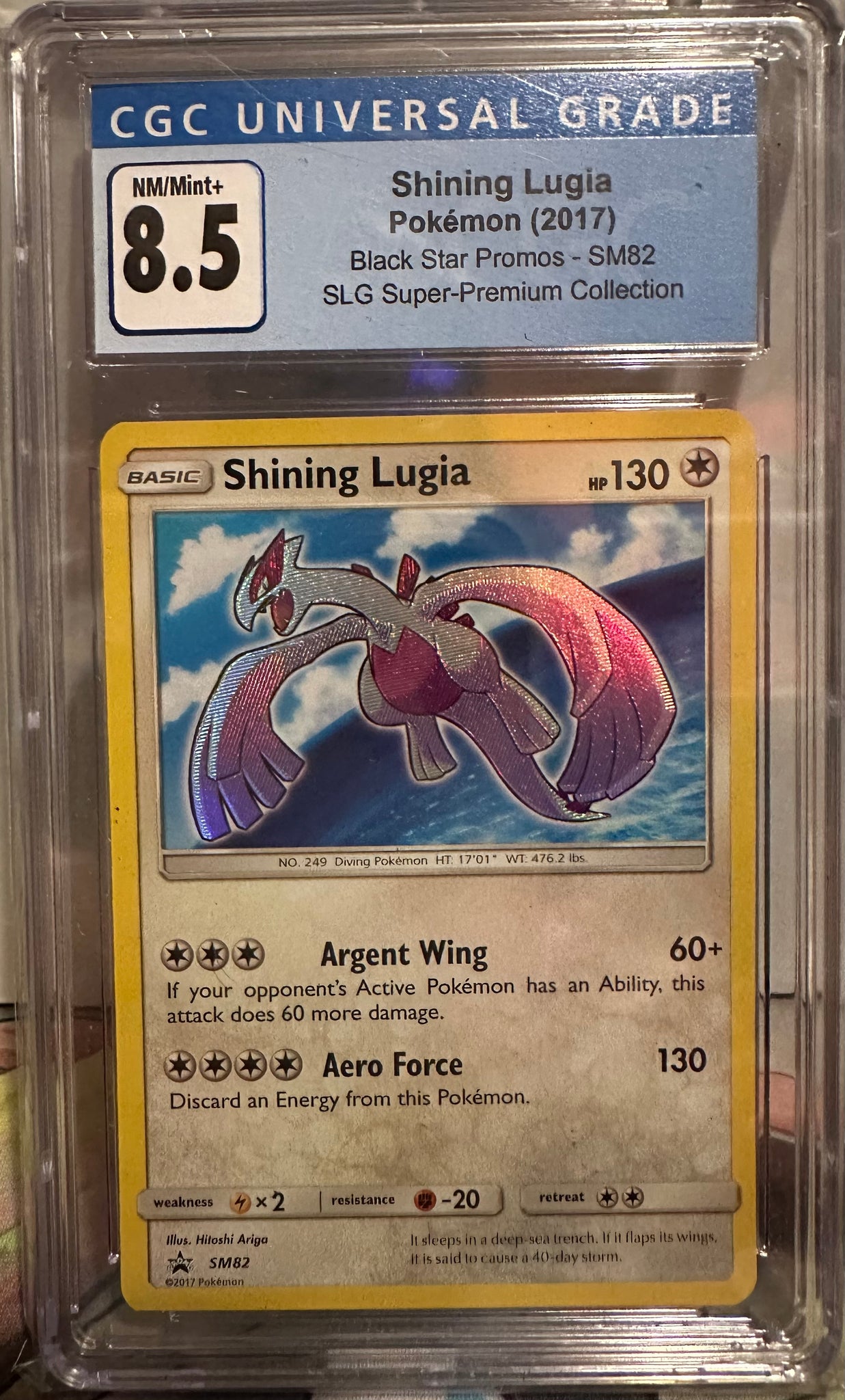 graded lugia card CGC 8.5 Shining Lugia Holo (Graded Card)