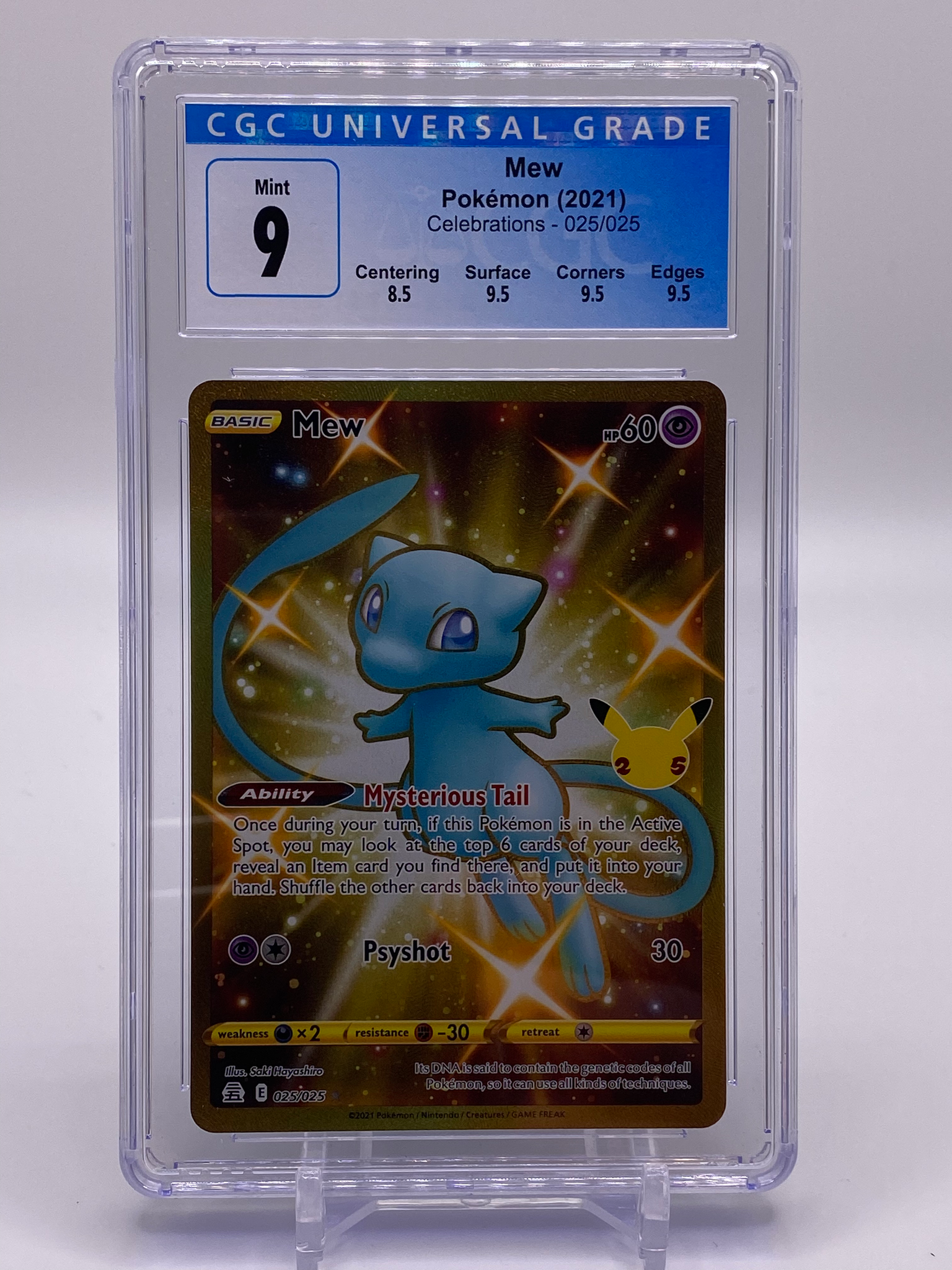 CGC 9 Gold Shiny Mew (Graded Card) Phurion CGC 9 Gold Shiny Mew (Graded Card) Phurion
