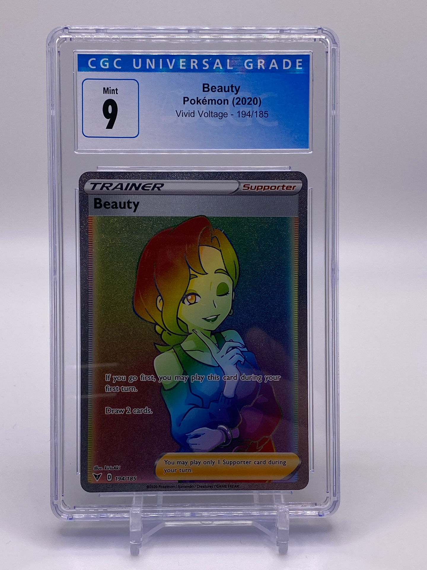 CGC 9 Beauty Rainbow (Graded Card)