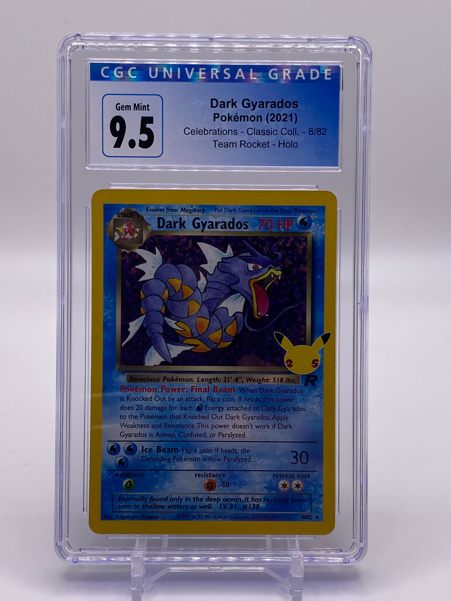 CGC 9.5 Dark Gyarados Holo (Graded Card)