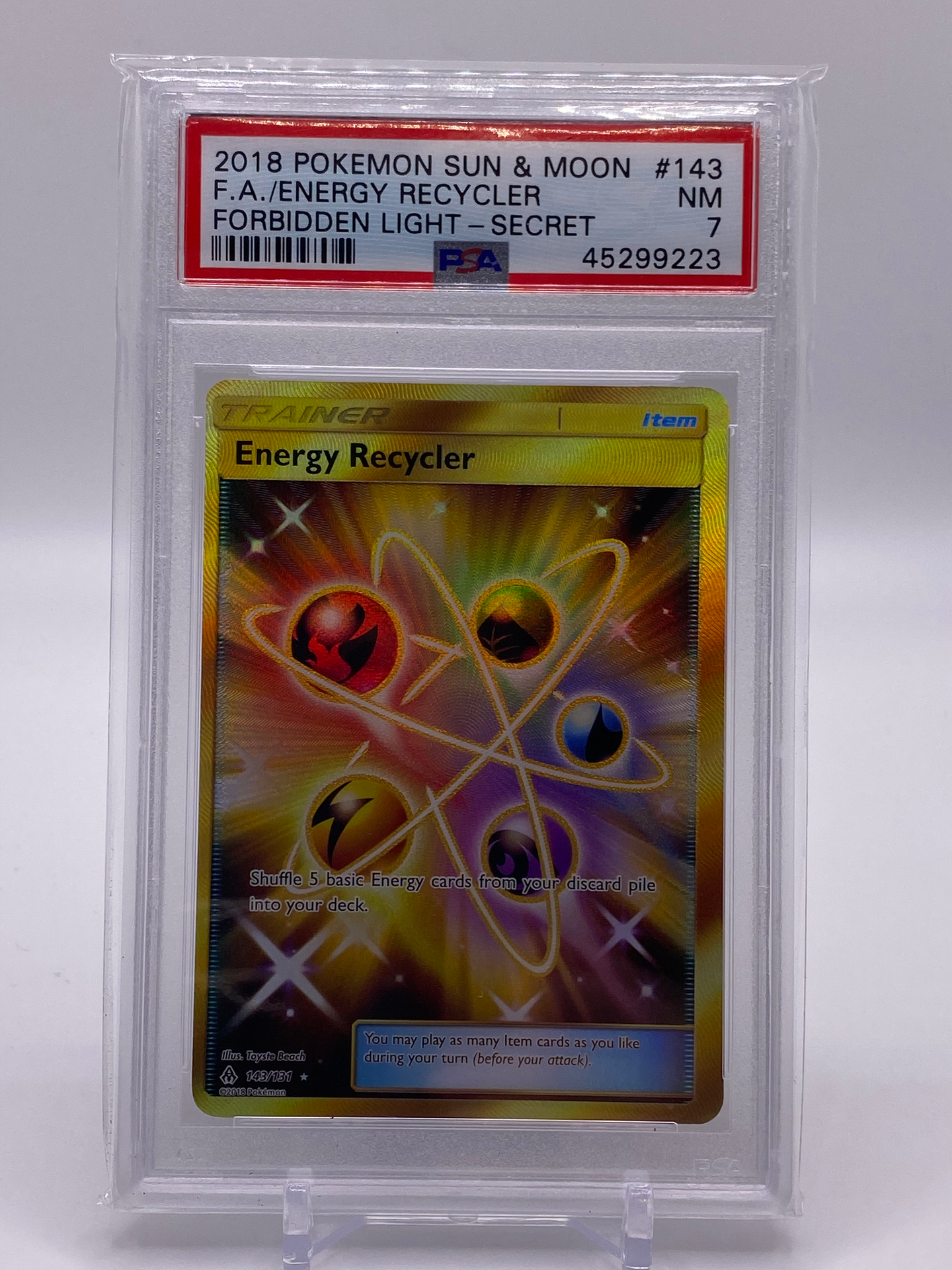 PSA 7 Energy Recycler Gold (Graded Card)